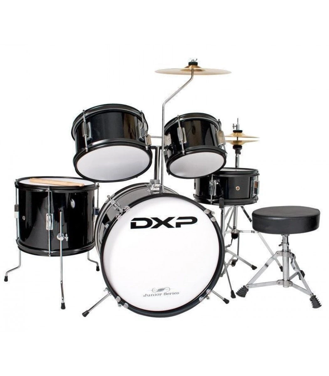 Crescendo Music DXP Junior Series Drum Kit 5 Piece Set Percussion 6 Crescendo Music DXP Junior Series Drum Kit 5 Piece Set Percussion