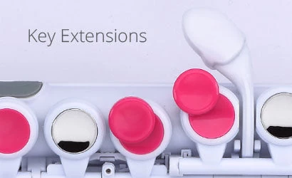 Crescendo Music NUVO JFlute 2.0 White/Pink 5 Crescendo Music NUVO JFlute 2.0 White/Pink