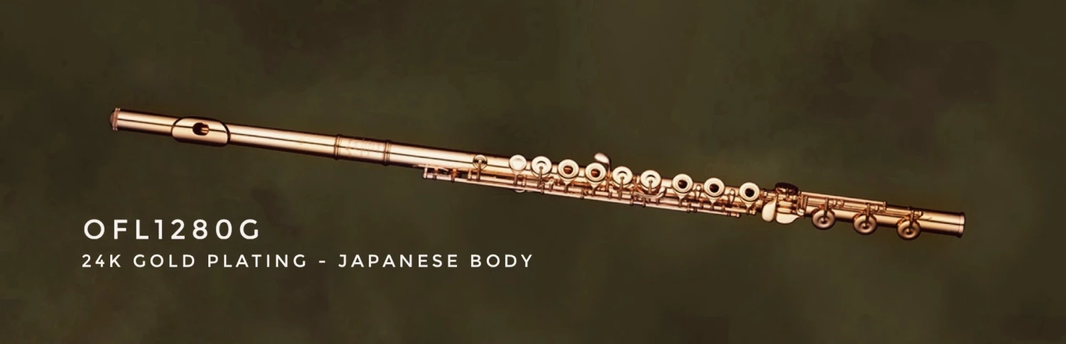 Crescendo Music Woodwind ORION OFL1280G Japan Open Hole Flute B Foot 3 Crescendo Music Woodwind ORION OFL1280G Japan Open Hole Flute B Foot