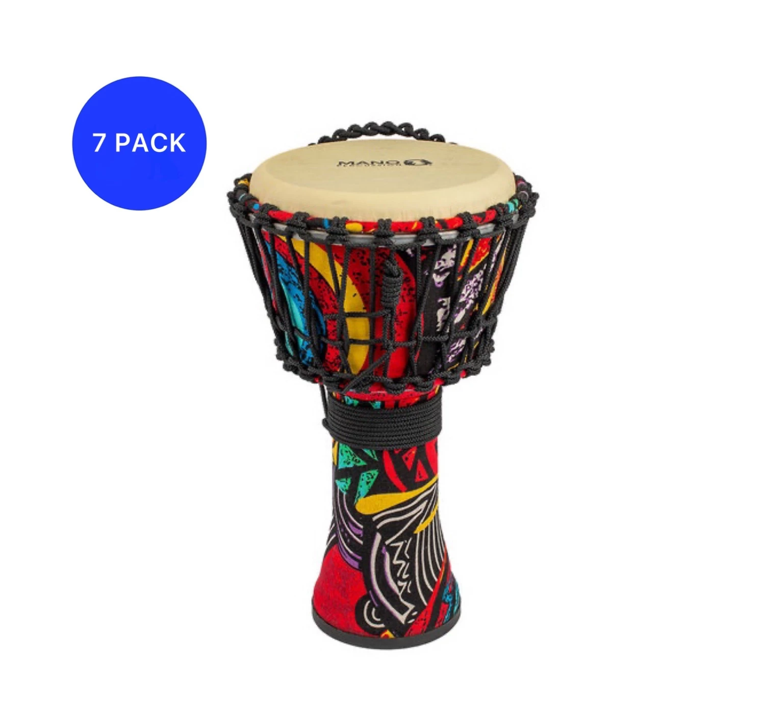 Crescendo Music Mano 8 Inch Rope Djembe Classroom - Pack Of 7 Percussion 3 Crescendo Music Mano 8 Inch Rope Djembe Classroom - Pack Of 7 Percussion
