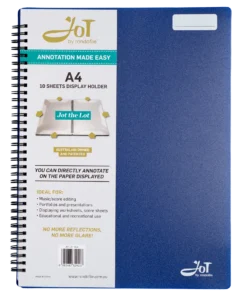 Crescendo Music Manuscript Rondofile Jot With Blue Cover (10 Sheets)