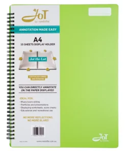 Crescendo Music Rondofile Jot With Green Cover (10 Sheets) Manuscript