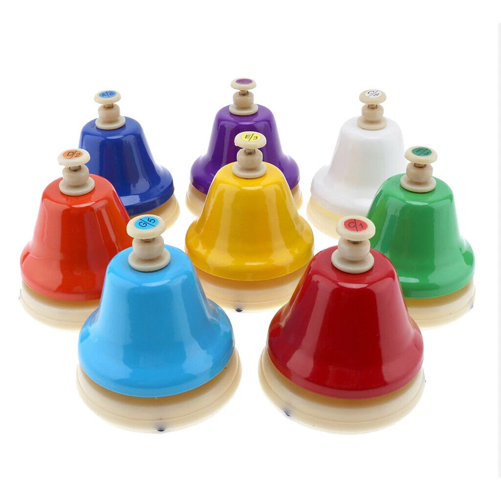 Crescendo Music QEP Music 8 Note Diatonic Desk Bell Set 3 Crescendo Music QEP Music 8 Note Diatonic Desk Bell Set